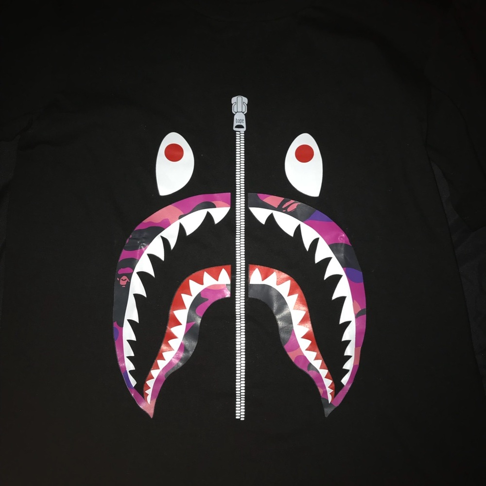 Bape shark tee
